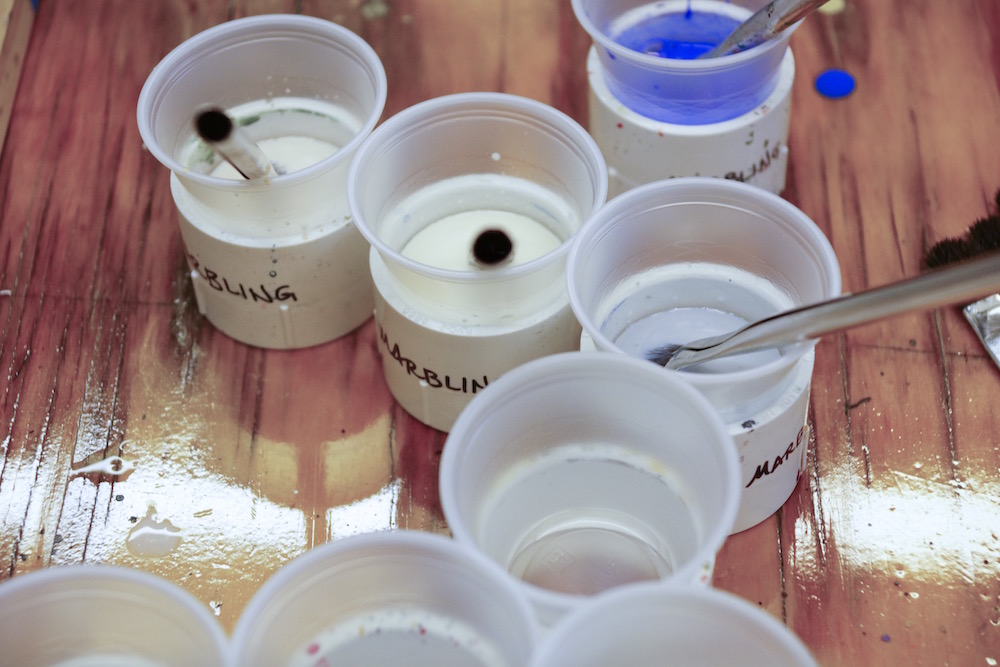 Mixing Paint for Marbling